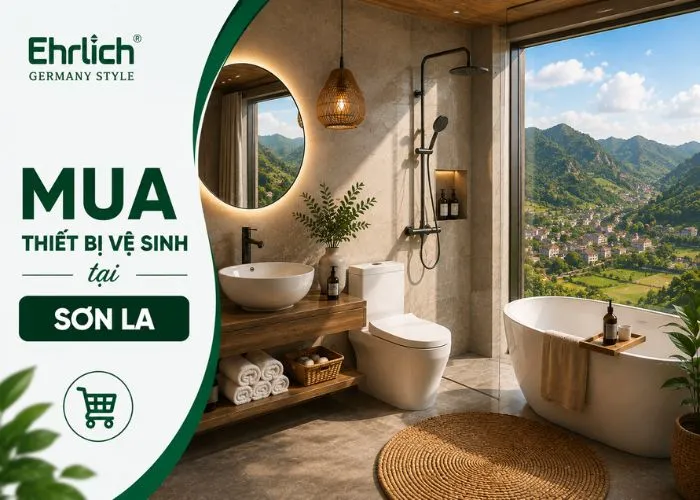 Mua thiết bị vệ sinh tại Sơn La bền đẹp, giá tốt, bảo hành minh bạch