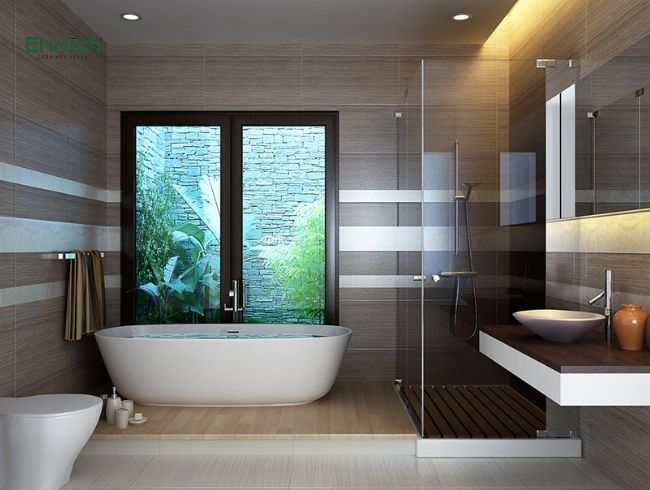 hướng đặt bồn cầu