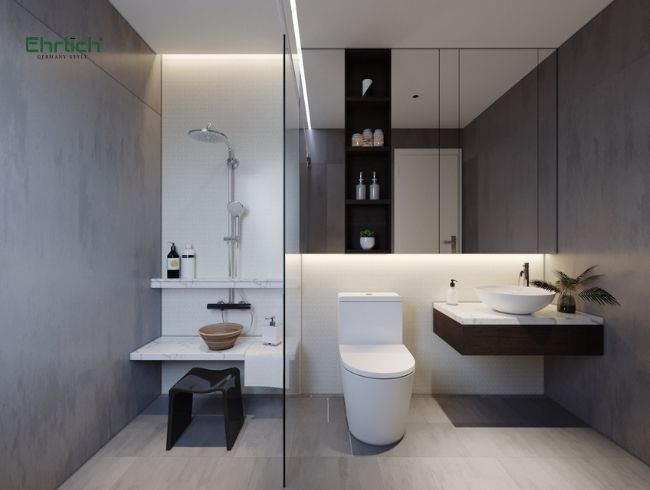 hướng đặt bồn cầu