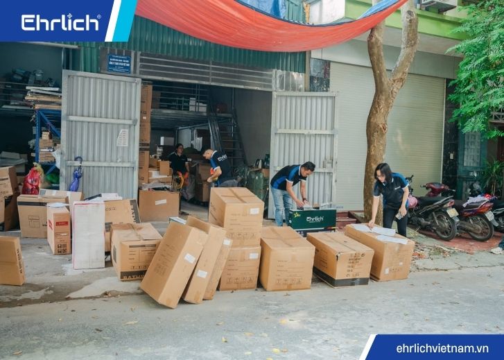 Bàn giao thiết bị nhà bếp