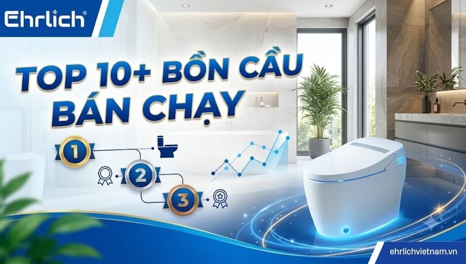 Top bồn cầu bán chạy nhất 2026: Đánh giá chi tiết và nơi mua uy tín