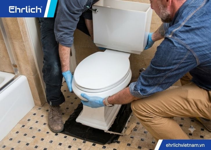 Bồn cầu xả nước kêu to (3)