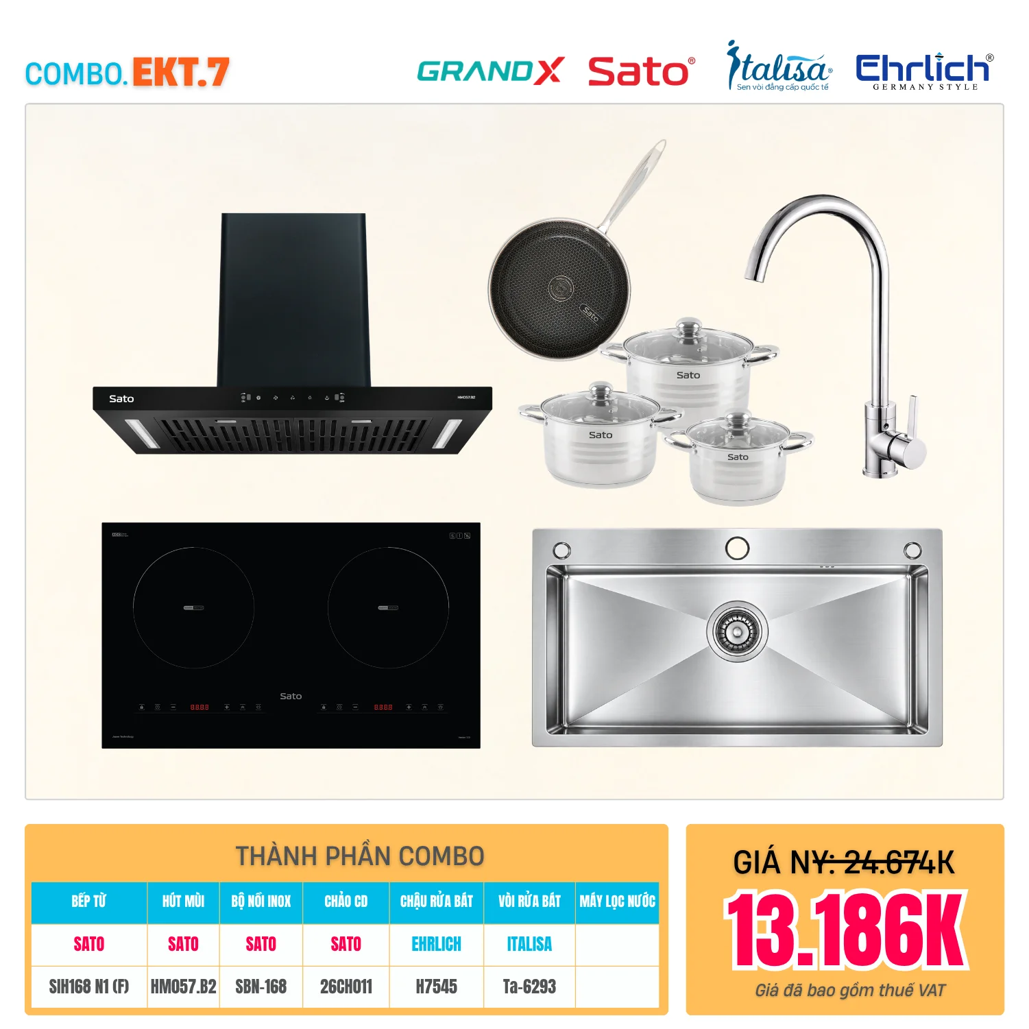 Combo Bếp EKT-7