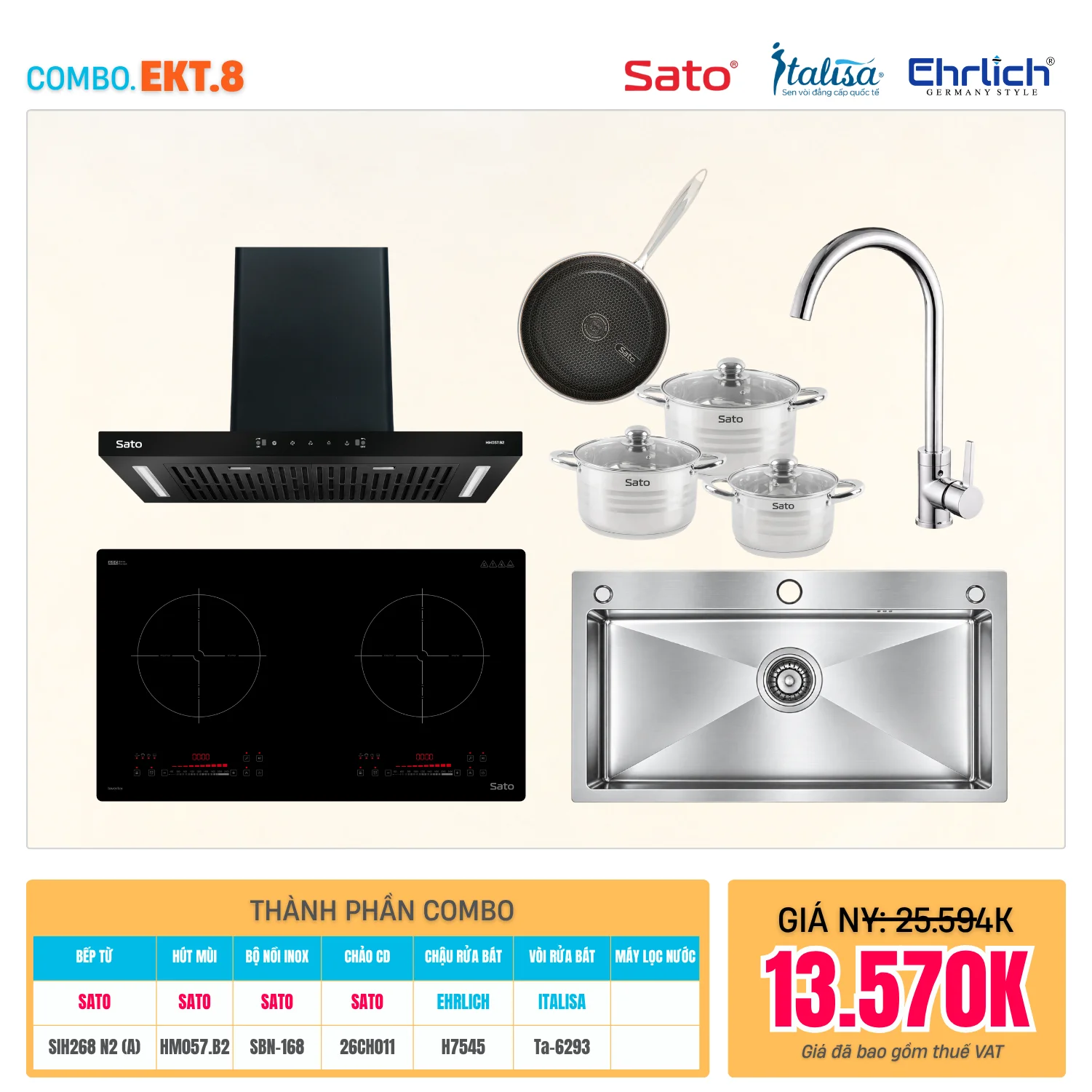 Combo Bếp EKT-8