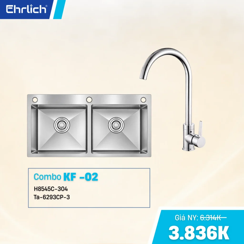 Combo Chậu Rửa Bát KF-02