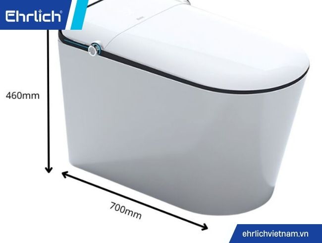 Kích thước bồn cầu (thông minh)