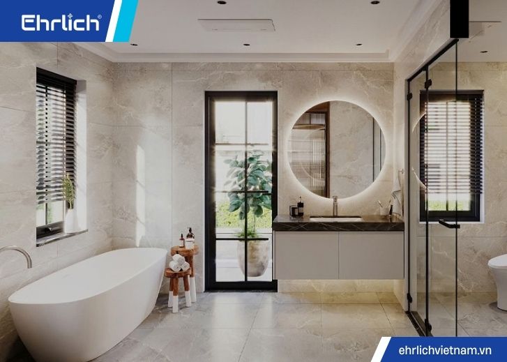 Mẫu phòng tắm đẹp căn hộ