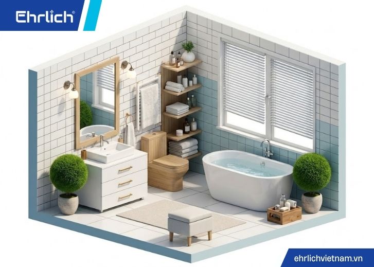 Mẫu phòng tắm đẹp 3D