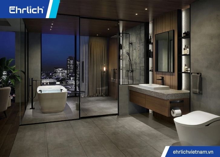 Mẫu phòng tắm đẹp khách sạn