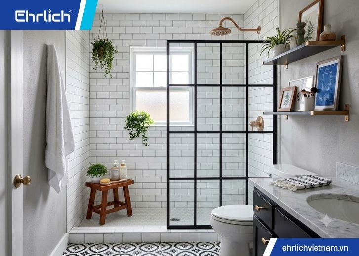 Mẫu phòng tắm đẹp 2m2
