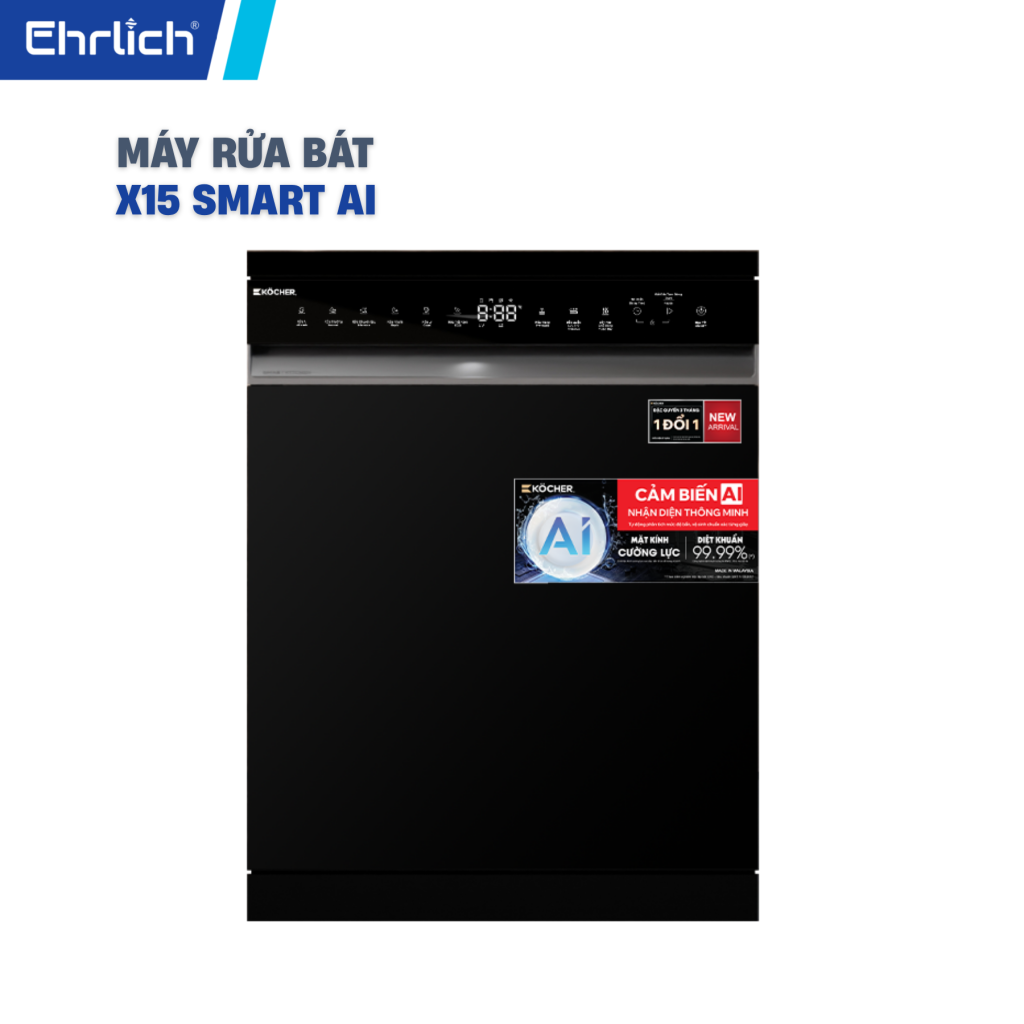 Máy Rửa Bát X15 SMART AI