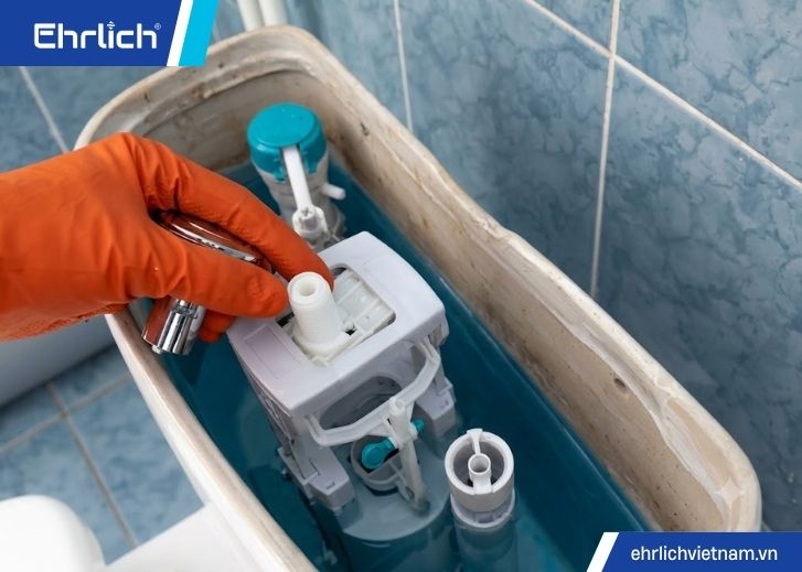 Nước vào bồn cầu chậm (3)