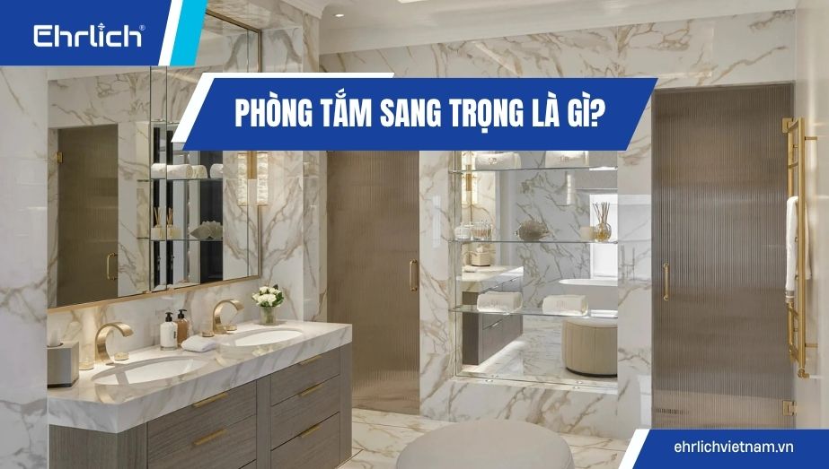 Phòng tắm sang trọng là gì? Gợi ý mẫu cao cấp