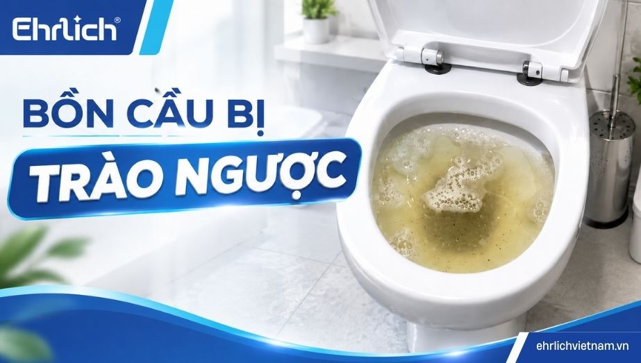 Xử lý bồn cầu bị trào ngược tại nhà hiệu quả, nhanh chóng và cách phòng tránh