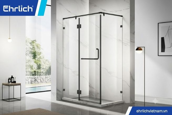 kích thước phòng tắm vách kính