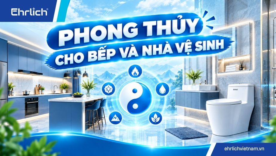 Phong thuỷ cho bếp và nhà vệ sinh: Vì sao xung khắc, cách bố trí và hoá giải hiệu quả