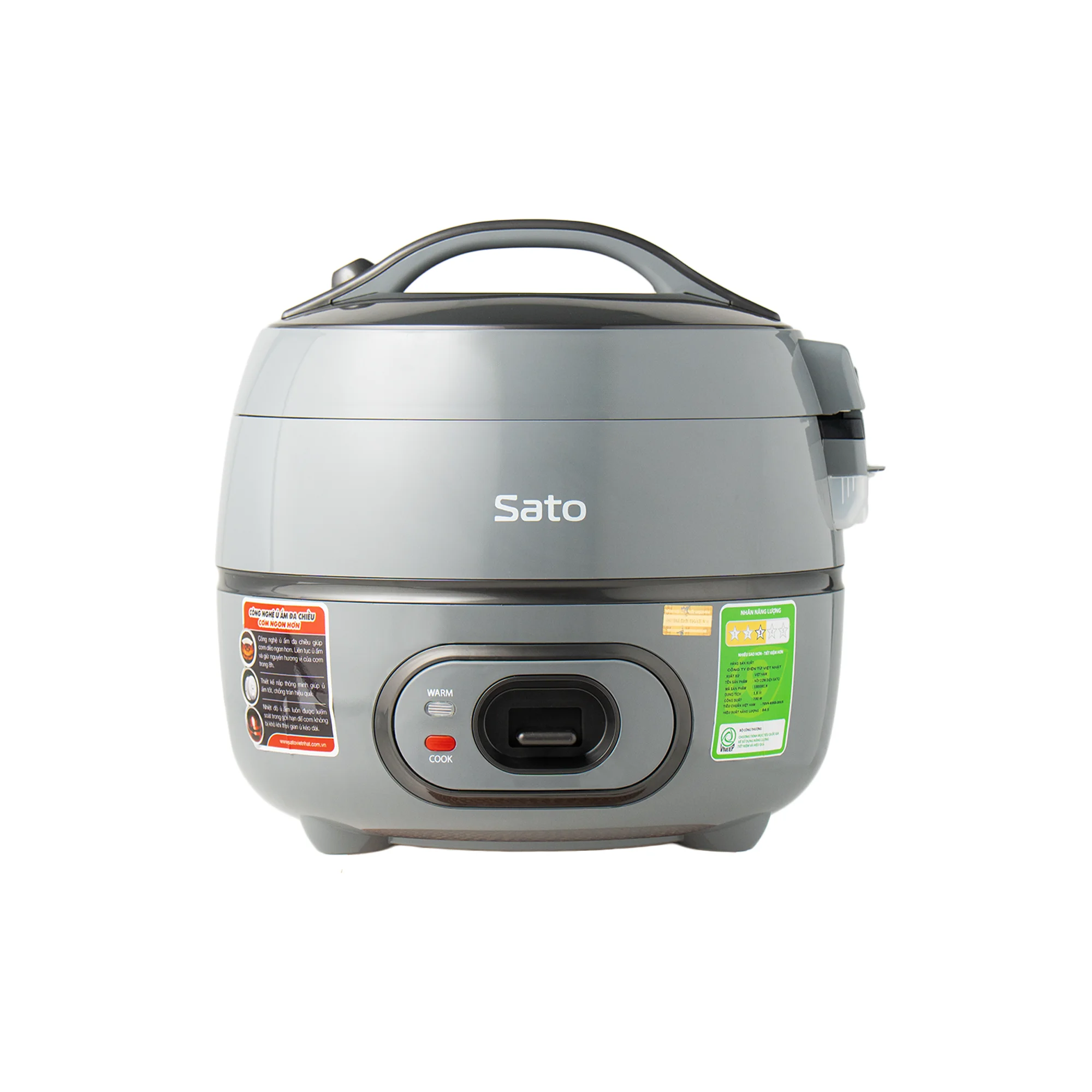 Nồi cơm điện lòng niêu Sato 18B081.N