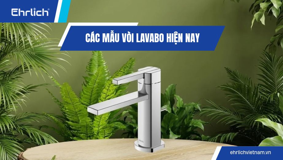 Các mẫu vòi lavabo phổ biến và cách chọn phù hợp với từng loại