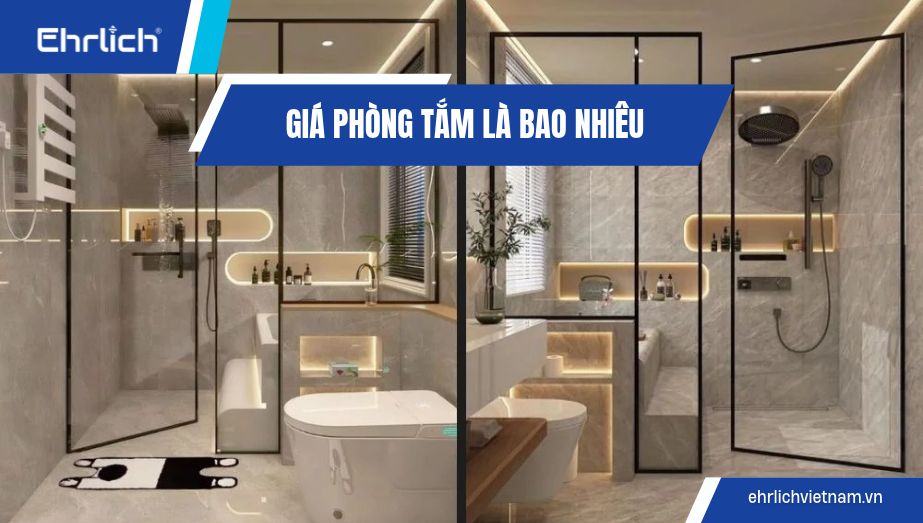 Giá phòng tắm kính bao nhiêu? Cách chọn phù hợp với từng không gian