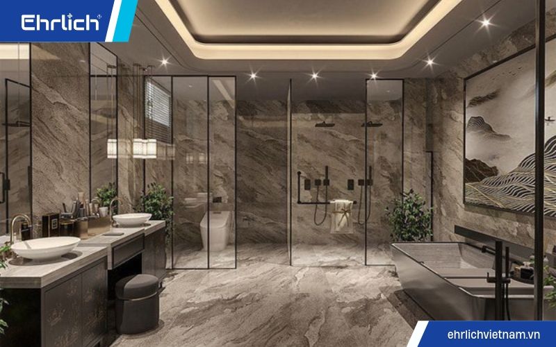 bố trí và chọn thiết bị cho phòng tắm master (4)