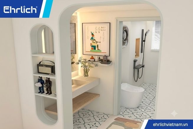 cách bố trí lavabo