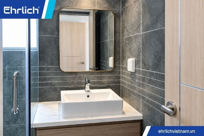gương đối diện cửa nhà tắm có sao không (1)