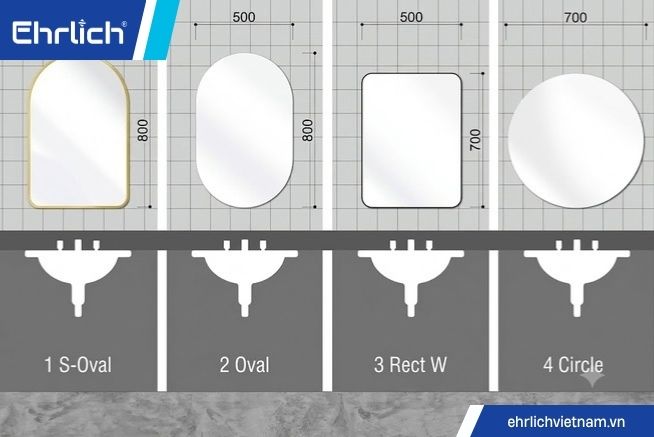 kích thước gương nhà tắm (1)