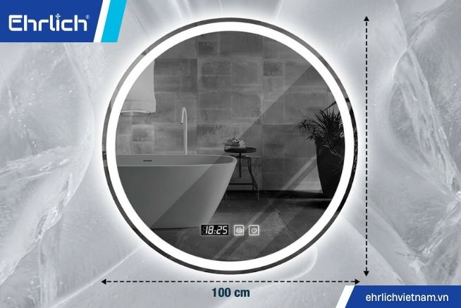kích thước gương nhà tắm (5) / tròn