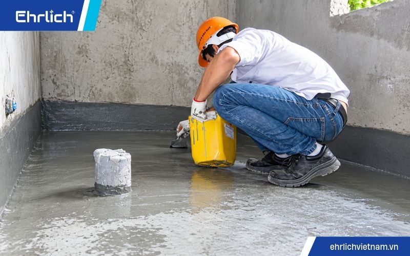 Đặc biệt kiểm tra chống thấm phòng tắm
